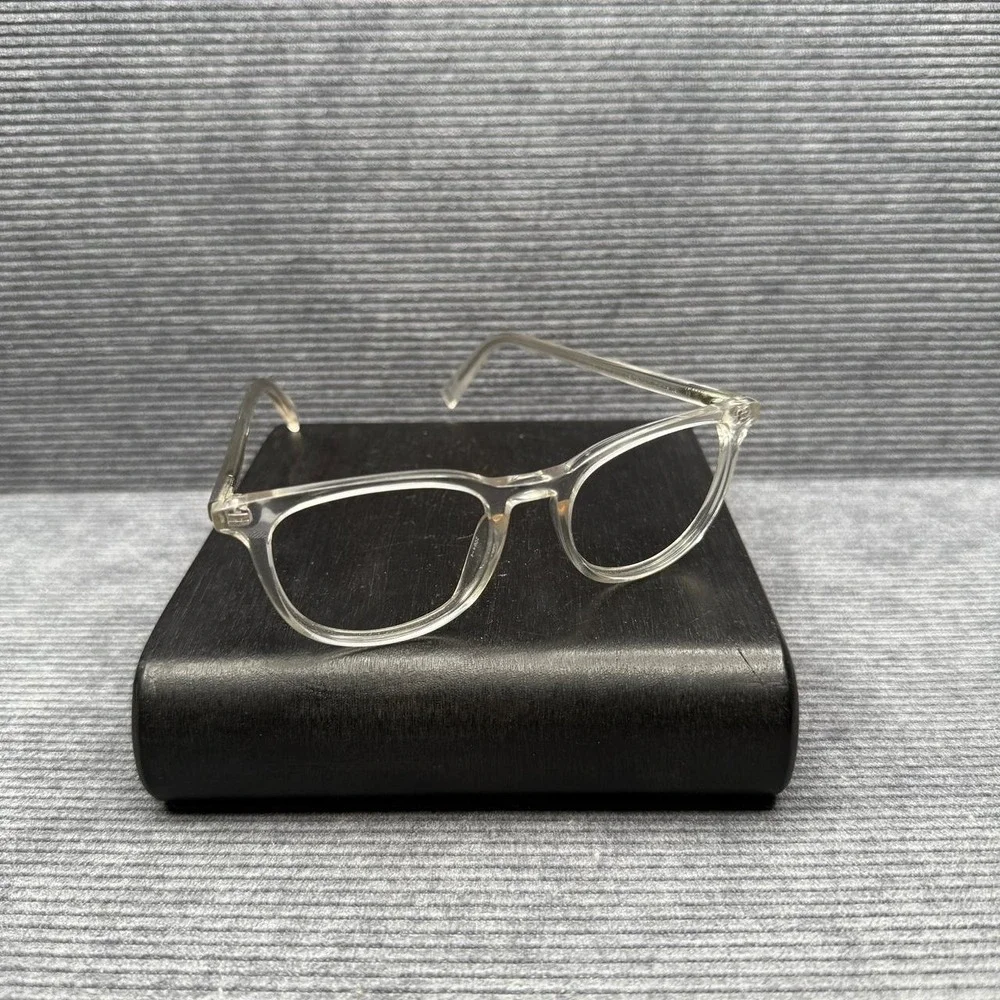 Warby Parker Durand Eyeglasses Frames Crystal Clear 48-18-142 Men Women Unisex